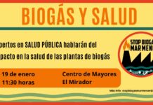 Stop Biogás Mar Menor convoca una mesa debate sobre los peligros en la salud pública de la planta de El Mirador