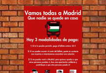 Los colectivos pro-palestinos de la Región de Murcia organizan autobuses a la manifestación del 10 de mayo en Madrid.