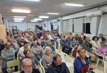 Masiva convocatoria popular en Las Torres de Cotillas contra la planta industrial de biogás.