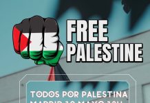 Palestina Libre y BDS Murcia convocan acudir en autobús a la manifestación del 10 de mayo.