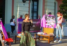 «Familia Lesbiana» toma la Glorieta de Murcia para reivindicar su historia y su futuro con motivo del Día de la Visibilidad Lésbica