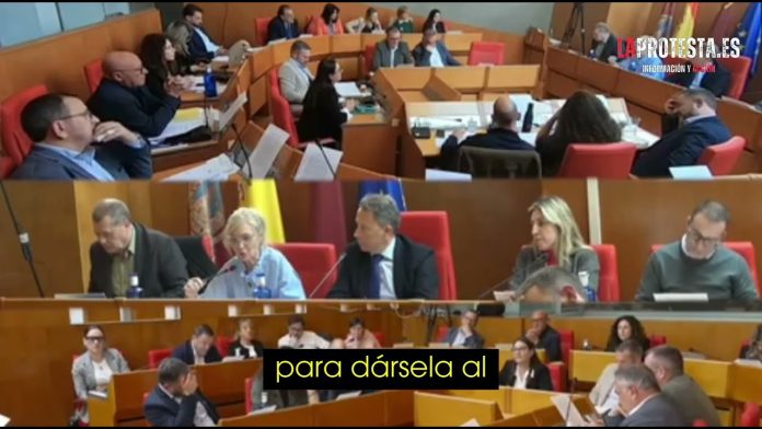 El Pleno de Lorca se convierte en un espectáculo indigno ante la negativa del PP y Vox a retirar la medalla a Franco