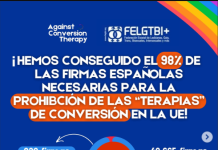🏳️🌈Firmar es resistir: un millón de razones para prohibir las terapias de conversión en Europa