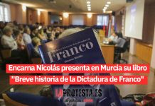 Encarna Nicolás presenta en Murcia su libro «Breve historia de la Dictadura de Franco»