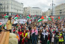 Más de 50.000 personas exigen en Madrid el fin del comercio de armas con Israel y la ruptura total de relaciones: “No podemos permitir que España siga financiando el genocidio”