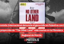 Amnistía Internacional denuncia el genocidio en Palestina con la proyección de “The Other Land” este martes en la Filmoteca Regional de Murcia