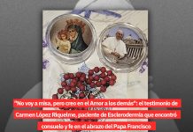 «No voy a misa, pero creo en el Amor a los demás»: el testimonio de Carmen López Riquelme, paciente de Esclerodermia que encontró consuelo y fe en el abrazo del Papa Francisco