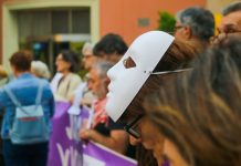 Once mujeres asesinadas en lo que va de 2025: la Asamblea Feminista vuelve a señalar la violencia machista en la plaza de la Catedral