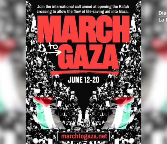 Miles de activistas procedentes de mas de 30 países marcharán hacia Gaza el 15 de junio para exigir la apertura del paso de Rafah y el fin del genocidio