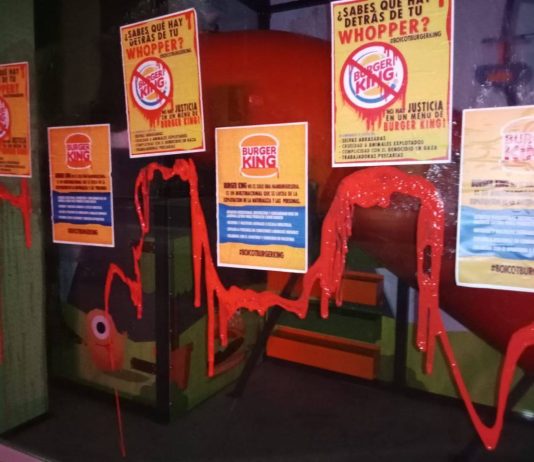 Boicot a Burger King: colectivos sociales denuncian su impacto ambiental, maltrato animal y vínculos con Israel