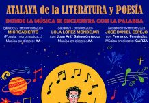 Literatura, poesía y música se dan cita cada sábado en el Club Atalaya-Ateneo de la Villa de Cieza