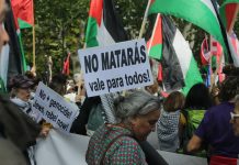 Alhama de Murcia se moviliza el miércoles 24 de septiembre a las 20:00 h por el pueblo palestino