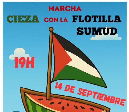 Acciones de solidaridad con el pueblo palestino desde Cieza