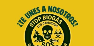 Concentración contra la instalación de la macroplanta de biogás en el Polígono Industrial de Los Camachos