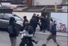 Antifascistas irlandeses plantan cara y expulsan al grupo fascista Clann Éireann en Dublín