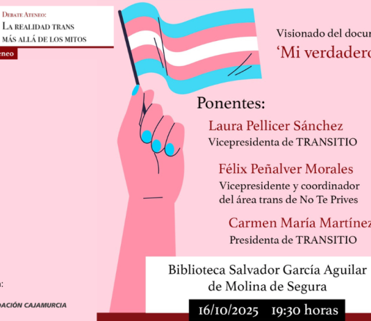 El Ateneo de Molina de Segura recibe amenazas por organizar una conferencia sobre diversidad sexual