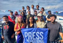 Prensa internacional zarpa en el ‘Conscience’ de la Flotilla de la Libertad en solidaridad con los periodistas de Gaza