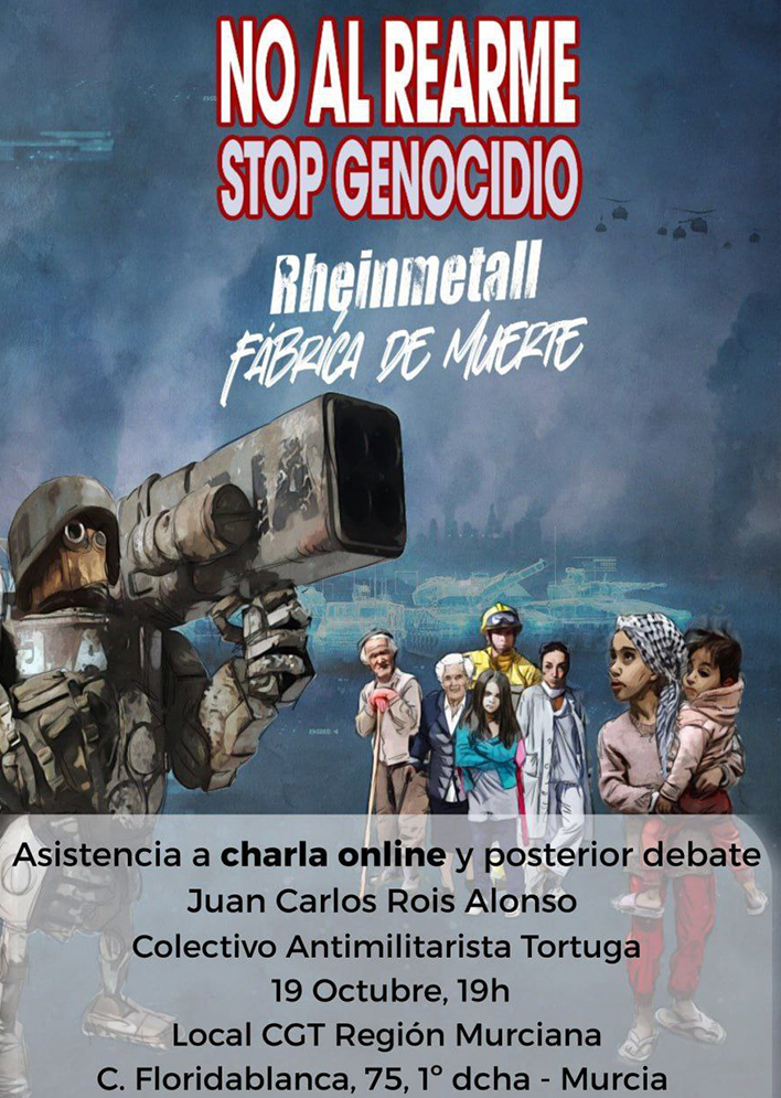 Cartel del acto anunciado por CGT
