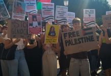 Estudiantes exigen la ruptura total de relaciones con Israel en Murcia