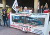 Protesta de conductores de autobús en Murcia / Dominic D. Skerrett