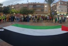 Santomera se moviliza contra el genocidio en Palestina y en apoyo a las Flotillas Humanitarias