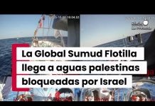La Global Sumud Flotilla llega a aguas palestinas bloqueadas por Israel