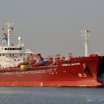 Un barco vinculado a empresas relacionadas con la explotación de territorios ocupados en Palestina atracará esta semana en los puertos de Barcelona y Cartagena Fotografía del “CHEMICAL MASTER” | Vessel Finder