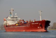 Un barco vinculado a empresas relacionadas con la explotación de territorios ocupados en Palestina atracará esta semana en los puertos de Barcelona y Cartagena Fotografía del “CHEMICAL MASTER” | Vessel Finder