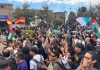 Antifascistas responden a acto ilegal de Vito Quiles en la Universidad de La Laguna Concentración antifascista en la ULL | Foto: @ACEull