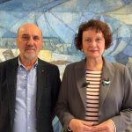 Diecinueve meses de espera y 1.396 vidas perdidas: la izquierda revienta la propaganda del PP de López Miras sobre la dependencia en la Región de Murcia El diputado de IU, Jose Luis Álvarez-Castellanos, junto a la portavoz parlamentaria, María Marín | IU - Podemos