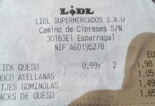 CCOO advierte que la subida de alimentos, energía y vivienda golpea el poder adquisitivo de las familias trabajadoras de la Región de Murcia Ticket de compra de supermercado | Dominic D. Skerrett