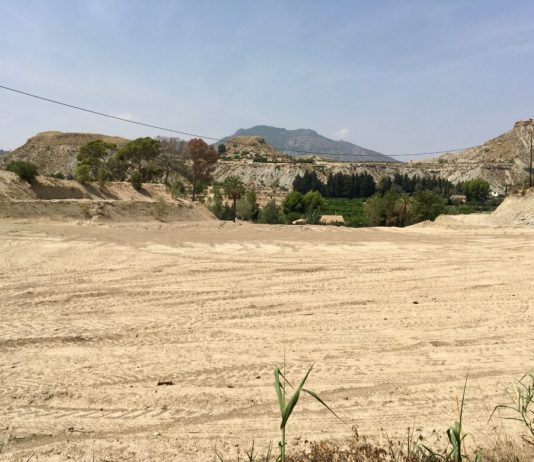 Denuncian la destrucción de la huerta milenaria de Blanca por la expansión de proyectos turísticos Fotografía de roturación de suelos ilegales en Blanca | Foto: La Carraíla