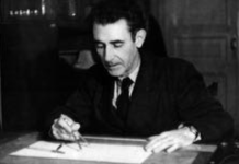 El documental «Ideología, acero y hormigón» rescata la figura del arquitecto Manuel Sánchez Arcas Manuel Sánchez Arcas en Moscú, 1945 | Archivo M. Sánchez López-Cruz