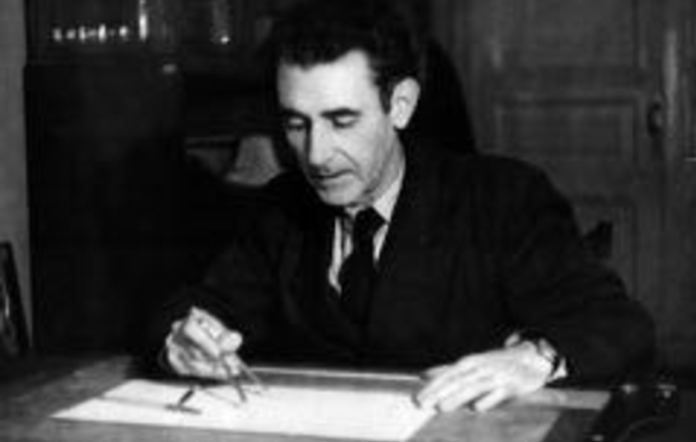 Manuel Sánchez Arcas en Moscú, 1945 | Archivo M. Sánchez López-Cruz