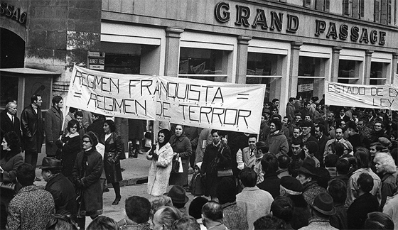 Manifestación antifranquista en los años 70 Manifestación antifranquista en los años 70 Manifestación antifranquista en los años 70 Manifestación antifranquista en los años 70