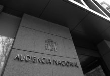 Tres directivos de Sidenor declaran ante la Audiencia Nacional acusados de contrabando y complicidad con el genocidio en Palestina Sede de la Audiencia Nacional en Madrid