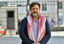 El activista Manu Pineda, ex-eurodiputado de IU, visita la Región de Murcia para visibilizar los crimenes de guerra, el genocidio y el apartheid en los territorios palestinos ocupados El ex-eurodiputado Manu Pineda | IU