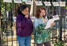 Concentración en Archena por el 25N: “Nuestros cuerpos no están hechos para sus violencias” Captura de video de la concentración feminista esta mañana en Archena | IU-Verdes Archena