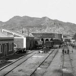 IU propone que Lorca albergue una escuela técnica de RENFE y estudios de FP en mantenimiento ferroviario Vista de la estación de Lorca-San Diego a comienzos del S. XX | Dominio público