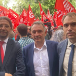 IU reclama a Educación que “garantice el acceso universal a la educación superior” y “refuerce las universidades públicas” frente al “abuso de derecho” del PP en su apoyo a las privadas De Izq. a Der. - los diputados de IU, Francisco Sierra, Enrique Santiago y Toni Valero | IU