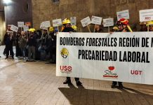 Los bomberos forestales vuelven a movilizarse en Murcia para exigir condiciones laborales dignas