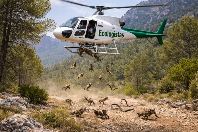 Imagen de archivo de la tradicional suelta de sapos y culebras | EeA