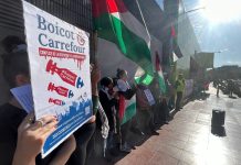 Murcia se suma al boicot estatal contra Carrefour por su complicidad con el genocidio en Palestina La movilización en Murcia forma parte del llamamiento estatal impulsado por RESCOP y el movimiento BDS | Dominic D. Skerrett
