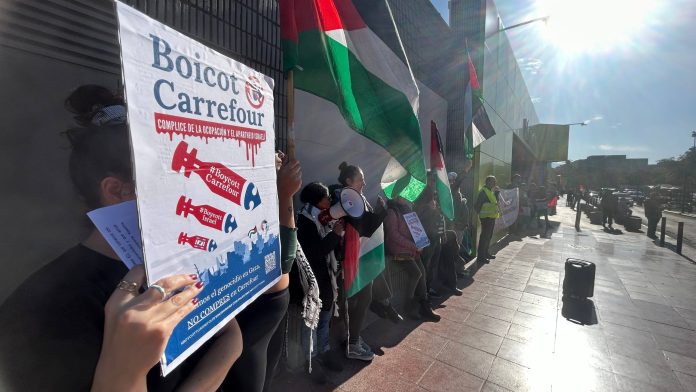 La movilización en Murcia forma parte del llamamiento estatal impulsado por RESCOP y el movimiento BDS | Dominic D. Skerrett