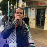 Marcha por Palestina recorre el centro de Murcia para que “la impotencia no lleve al olvido” Manifestantes recorriendo la Calle Correos de la capital del Segura | Dominic D. Skerrett