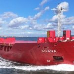 La RESCOP denuncia la llegada de dos nuevos buques con cargamento de ICL a Cartagena y Barcelona Fotografía del carguero Abana | VesselFinder