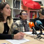 CATS reclama políticas basadas en derechos humanos y la despenalización del trabajo sexual Representantes de la Asociación CATS en la rueda de prensa celebrada esta mañana en su sede en Murcia | Dominic D. Skerrett