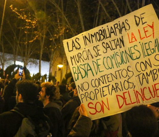 Concentración urgente en Murcia contra el rechazo a la moratoria de desahucios
