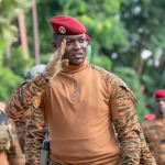 Burkina Faso frustra un nuevo intento de golpe de Estado contra Ibrahim Traoré Imagen de archivo de Ibrahim Traoré