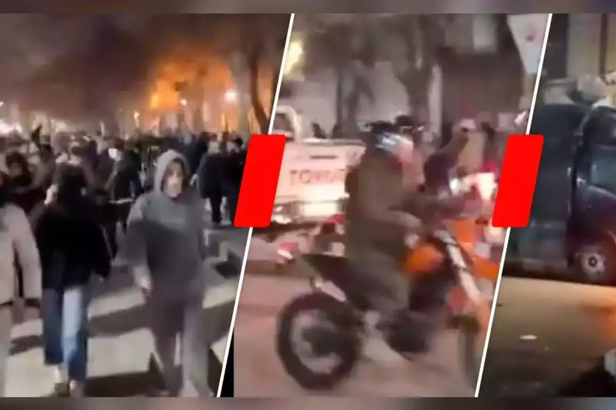 Protestas en Irán el 1 de enero de 2026 (Redes sociales)